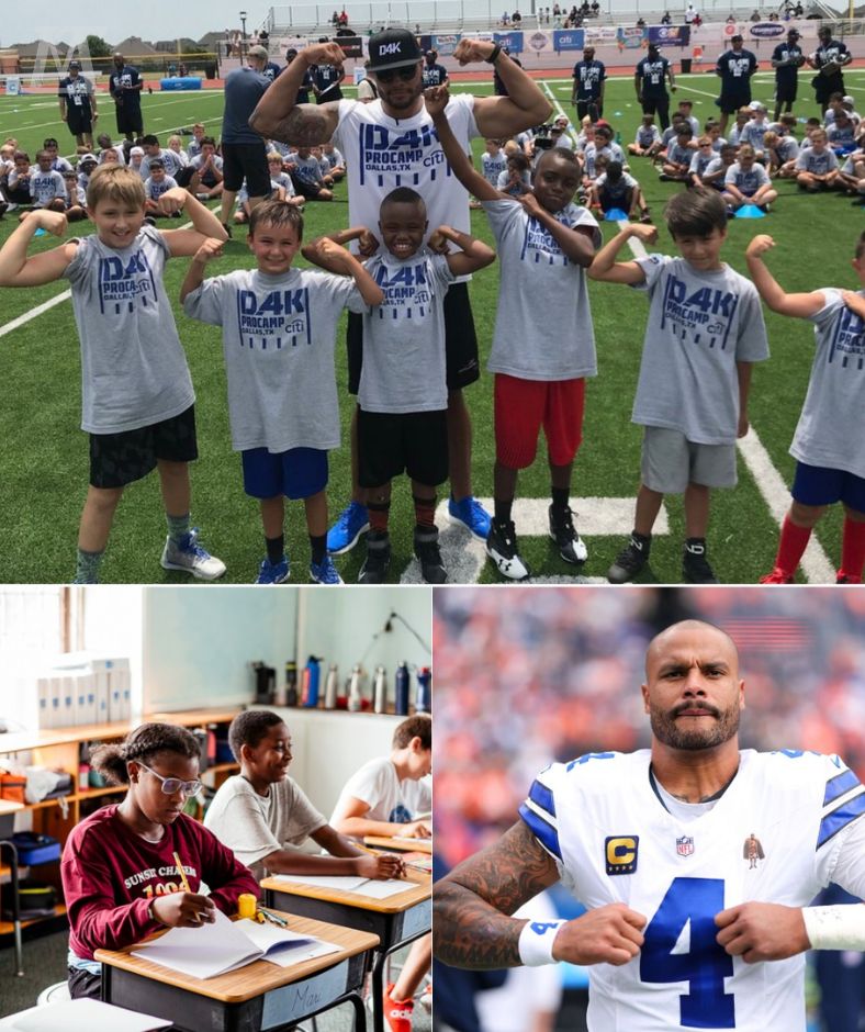 GOOD NEWS: “Dak Prescott: The Real MVP of Dallas Donates $2.5 Million to Dallas Schools, Spreading Love and Support with a Huge Winter Essentials Gift.”.