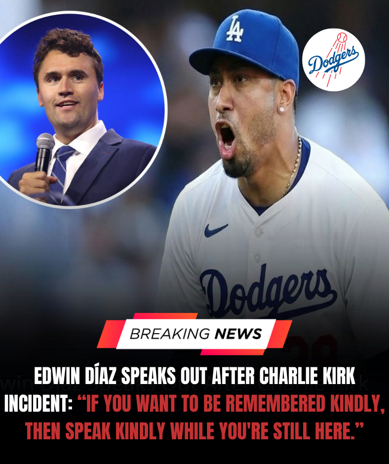 BREAKING: Edwin Díaz Speaks Out After Charlie Kirk Incident — “USE YOUR VOICE TO RAISE, NOT TO BRING DOWN” .v